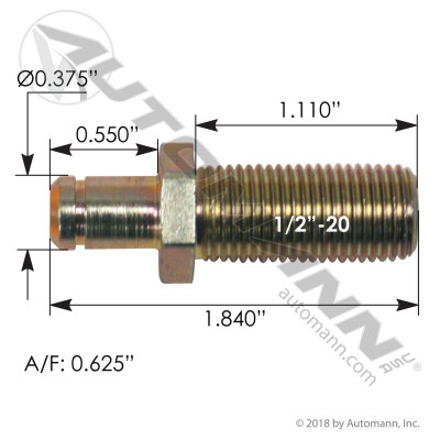 Hood Cable Stud Peterbilt