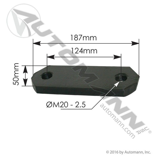 Plate Threaded Volvo