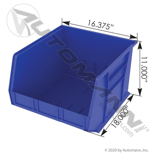 Plastic Bin 17.5x15.25x11in