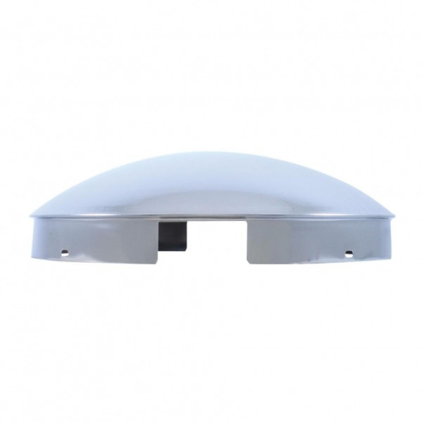 4 Even Notched Chrome Dome Front Hub Cap - 1" Lip