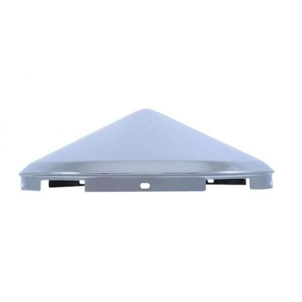 5 Even Notched Chrome Pointed Front Hub Cap - 7/16" Lip