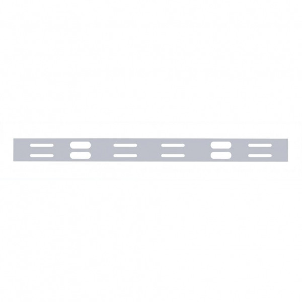 Top Mud Flap Plate - 4 LED Light Bar Cutout