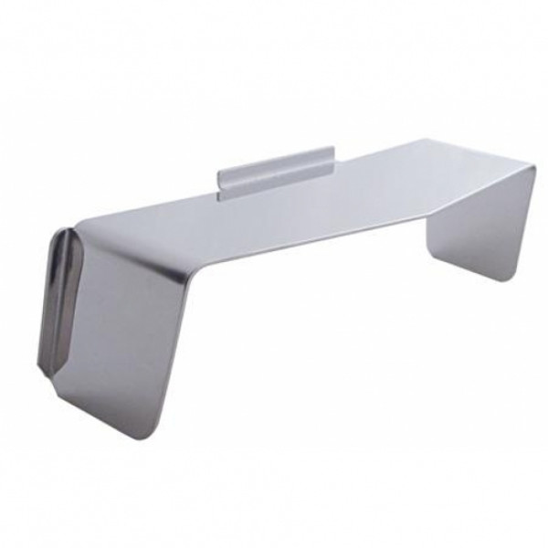 Stainless Steel Visor For 4" X 6" Rectangular Headlight, Flat Top Style