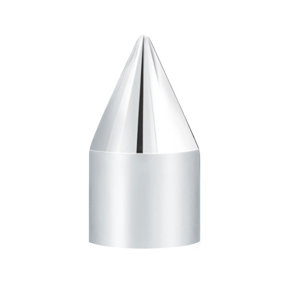 11/16" X 2-1/16" Chrome Plastic Spike Nut Cover - Push-On (Bulk)