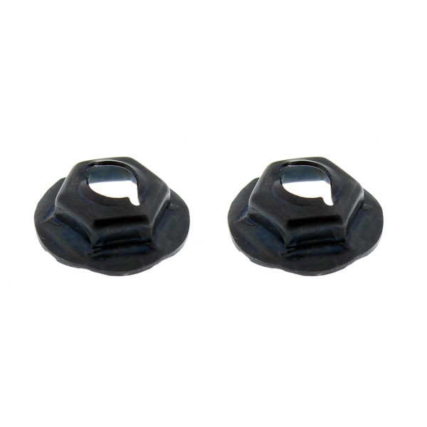 Chrome Die Cast Skull Emblem - Blue