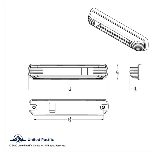 Chrome License Plate Light With Amber LED Auxiliary Light - Amber LED/Amber Lens
