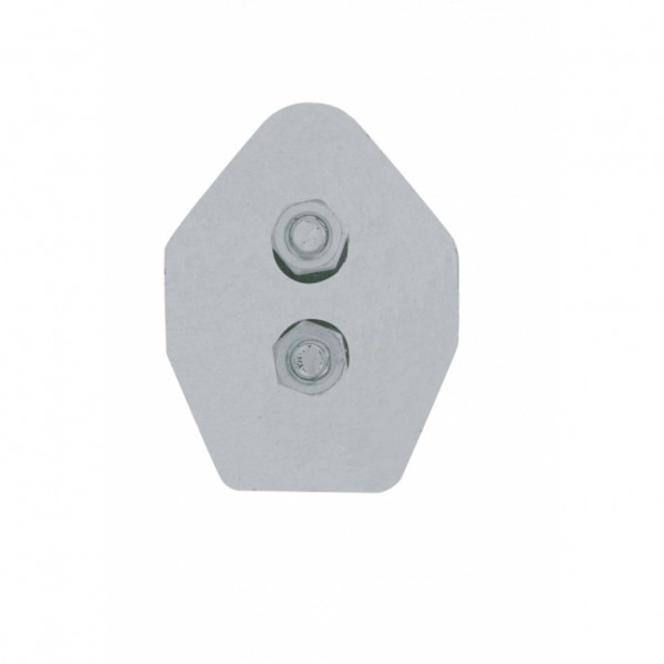 Crystal Large Glass Marker Light - Dark Amber