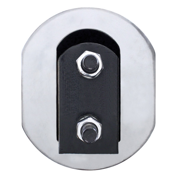 94" Stainless Light Bracket With Five 11 LED 17" Light Bars - Red LED/Red Lens