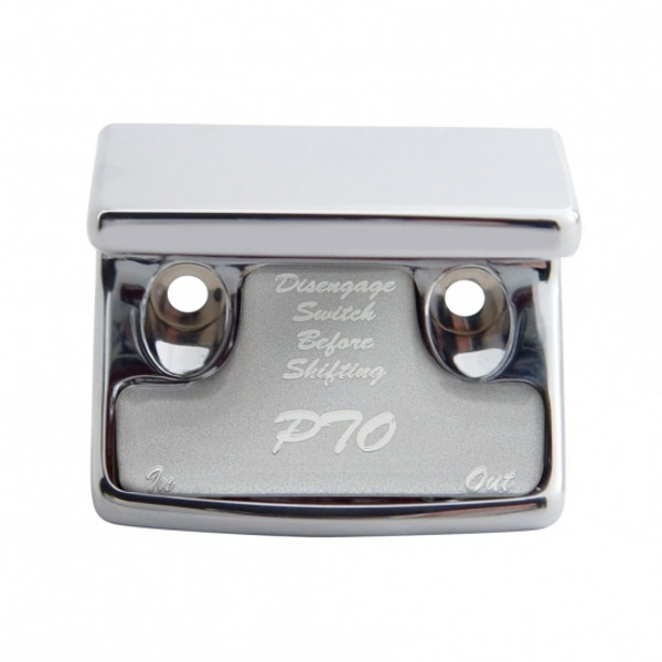 "PTO" Switch Guard With Silver Sticker