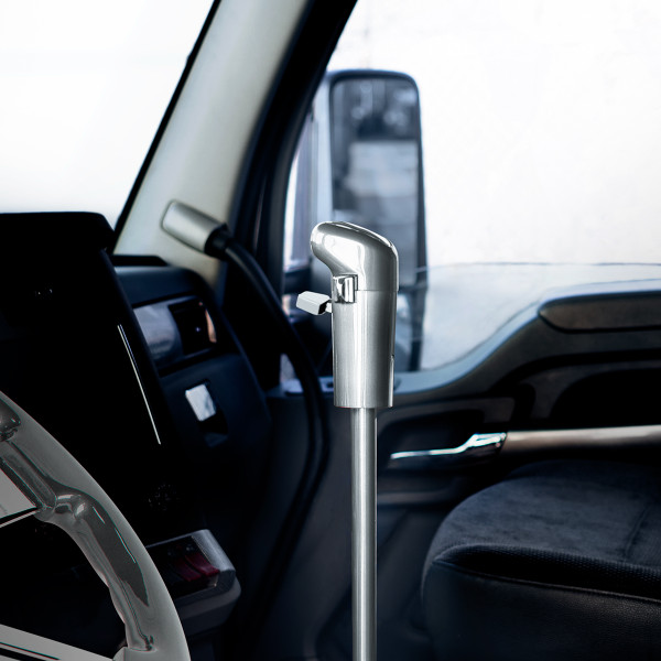 9" Shifter Shaft Extension - Liquid Silver