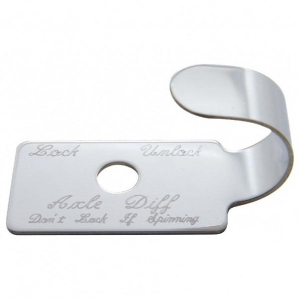 Peterbilt 379 Stainless Switch Guard Without Holding Nut - Axle Differential