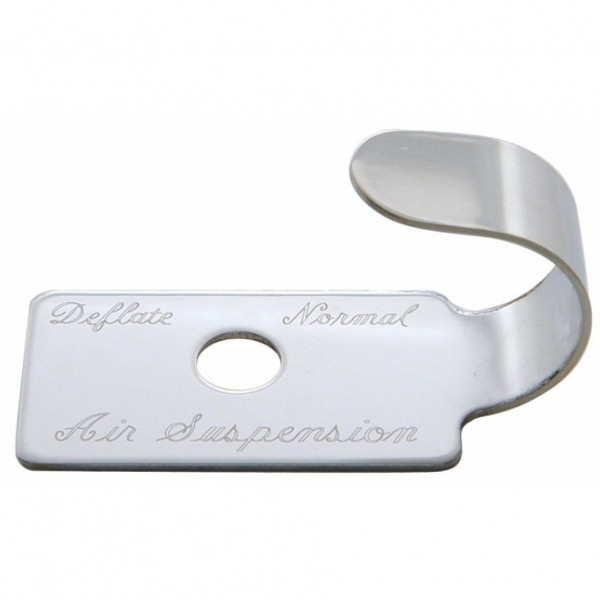 Peterbilt 379 Stainless Switch Guard Without Holding Nut - Air Suspension