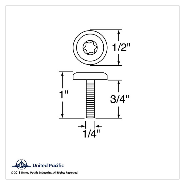 Kenworth Short Dash Screw - OEM Style (2 Pack)