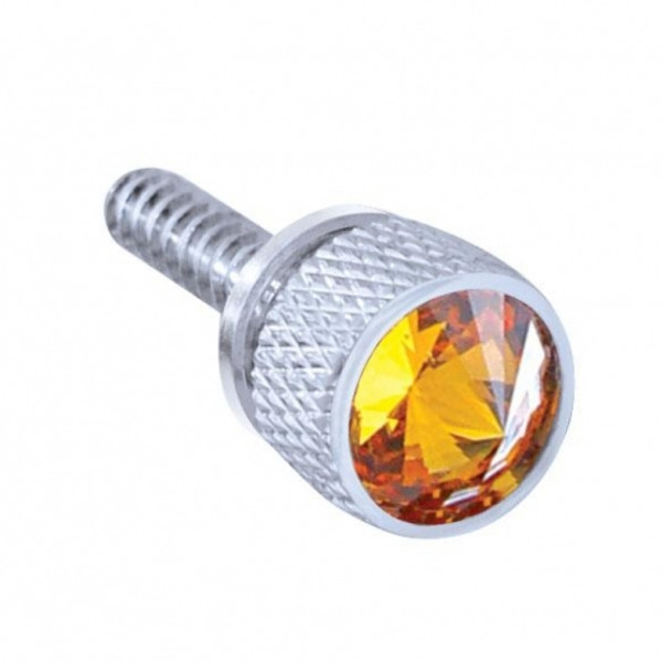 Dash Screw With Amber Crystal For 2008-2017 Freightliner Cascadia