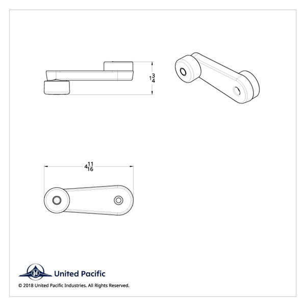 Chrome Window Crank For Freightliner