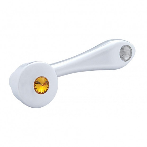 Window Crank With Slot Adapter - Amber Crystal
