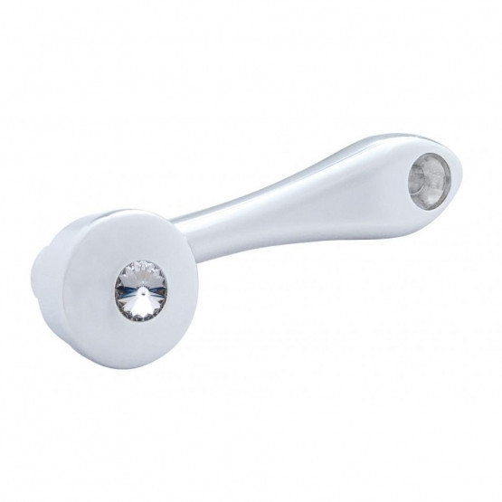 Window Crank With Slot Adapter - Clear Crystal