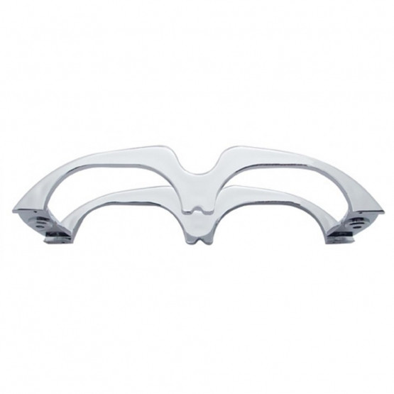 Chrome Plastic Turtle Back Lens Guard