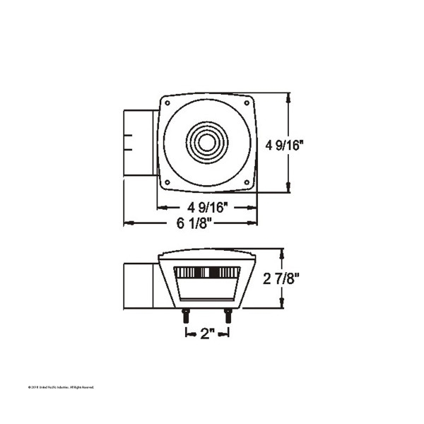 Over 80" Wide Submersible Combination Tail Light Without License Light