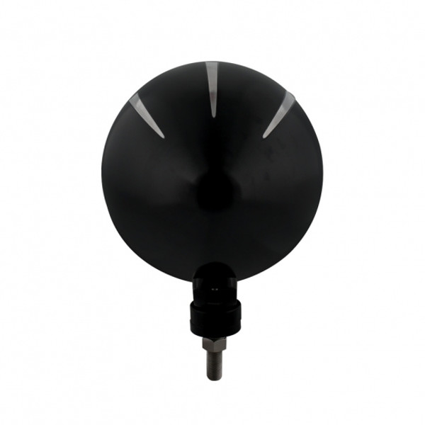 Black "BILLET" Style Groove Headlight Housing