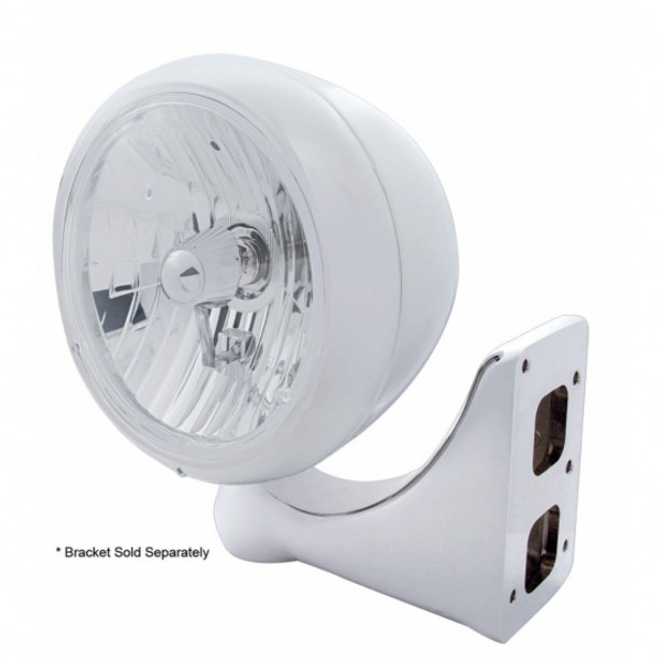 Chrome Guide 682-C Style Headlight Crystal H4 Bulb