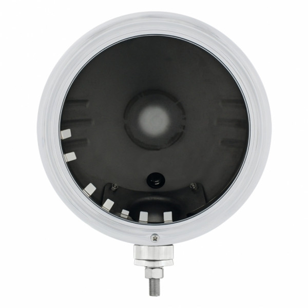 Stainless Classic Style Embossed Stripe Headlight Housing