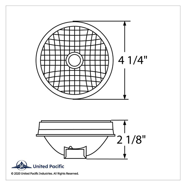 4" Crystal Turn Signal Light - Amber Lens (Bulk)