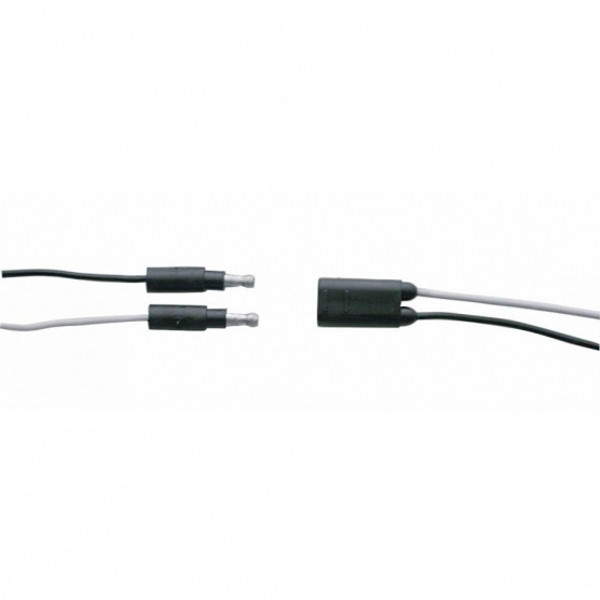 150 Count 2-Prong Female Bullet Plugs 16G Wire Harness Roll - 126' W/10" Lead Between Plugs