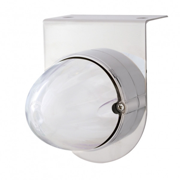 Stainless Light Bracket With 9 LED Dual Function Watermelon GloLight - Amber LED/Clear Lens