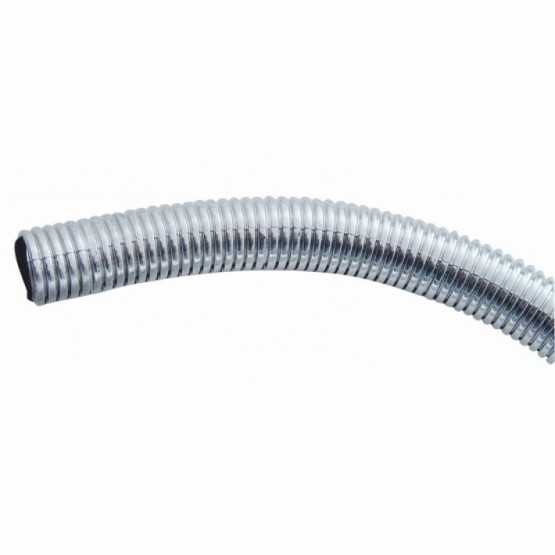 72" Long Chrome Wire Loom - 5/8" Diameter