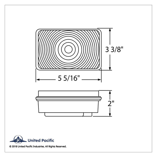 Rectangular Back-Up Light Kit