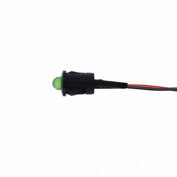 1 LED Snap-In Indicator Light - Green (Bulk)