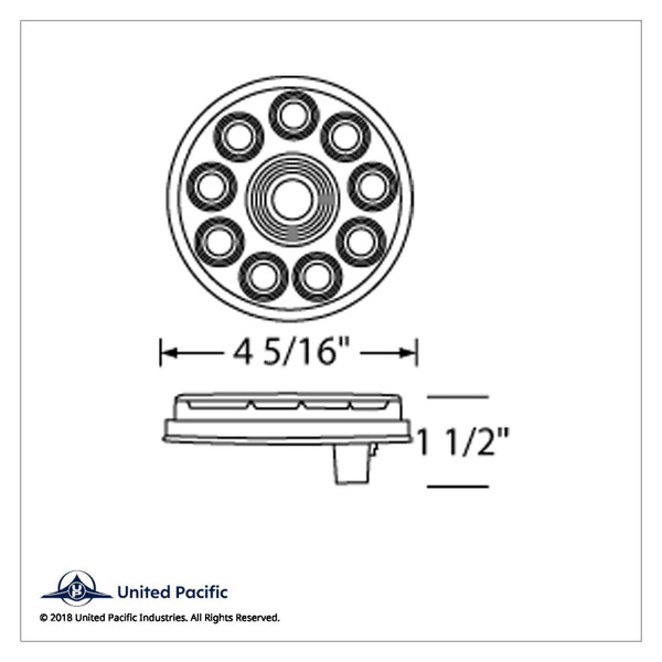 20 LED 4" Back-Up Light - "Competition Series" (Retail)