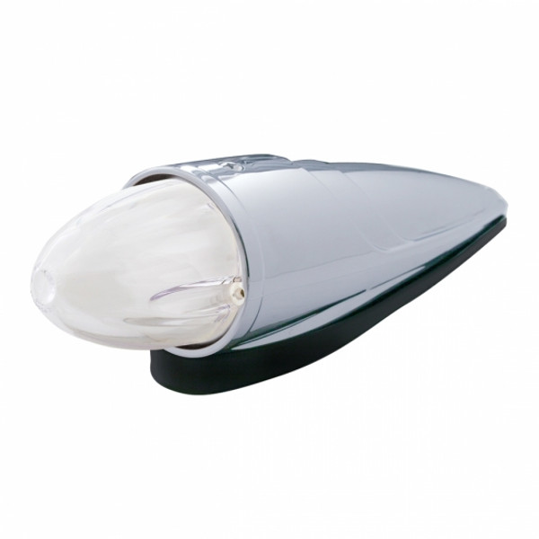 9 LED Dual Function GloLight Watermelon Grakon 1000 Style Cab Light Kit - Amber LED/Clear Lens