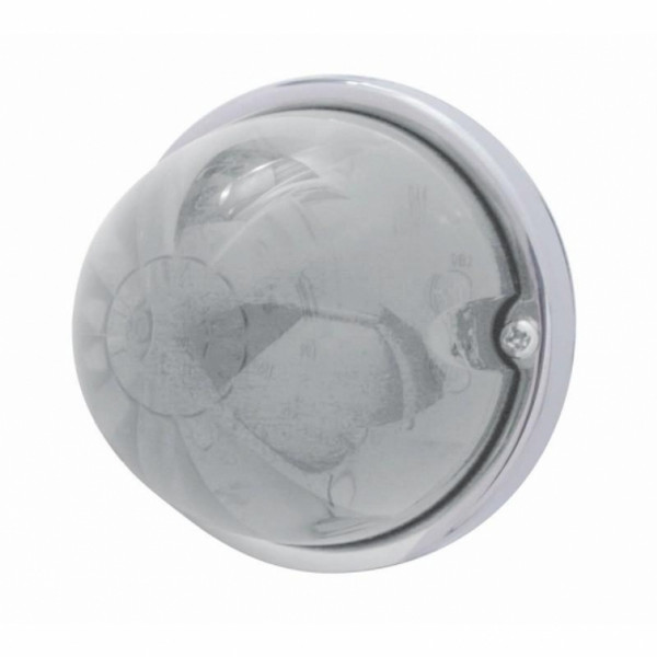 17 LED Dual Function Watermelon Flush Mount Kit - Red LED/Clear Lens