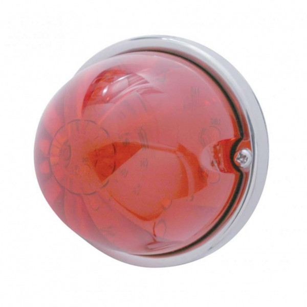 17 LED Watermelon Flush Mount Kit - Red LED/Red Lens