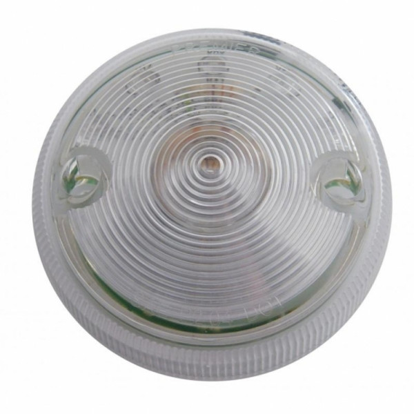 15 LED 3" Single Face Light Only - Amber LED/Clear Lens