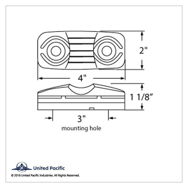 16 LED Rectangular Light (Clearance/Marker) With Single Wire - Amber LED/Amber Lens