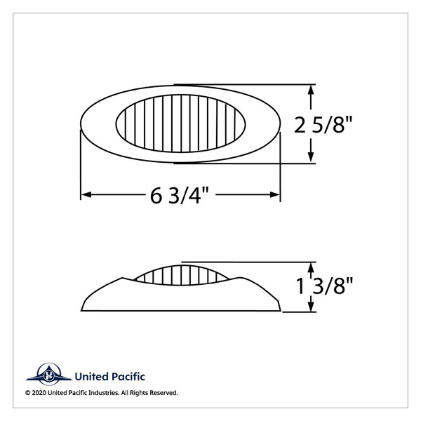 12 LED Phantom I Light (Clearance/Marker) - Amber LED/Amber Lens