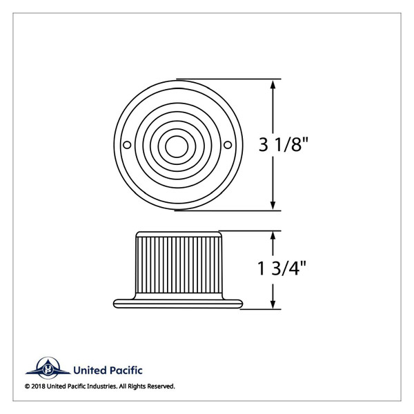 13 LED Honda Light - Amber LED/Clear Lens