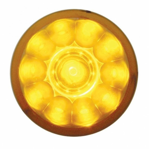 11 LED Watermelon Light - Amber LED/Amber Lens (Bulk)