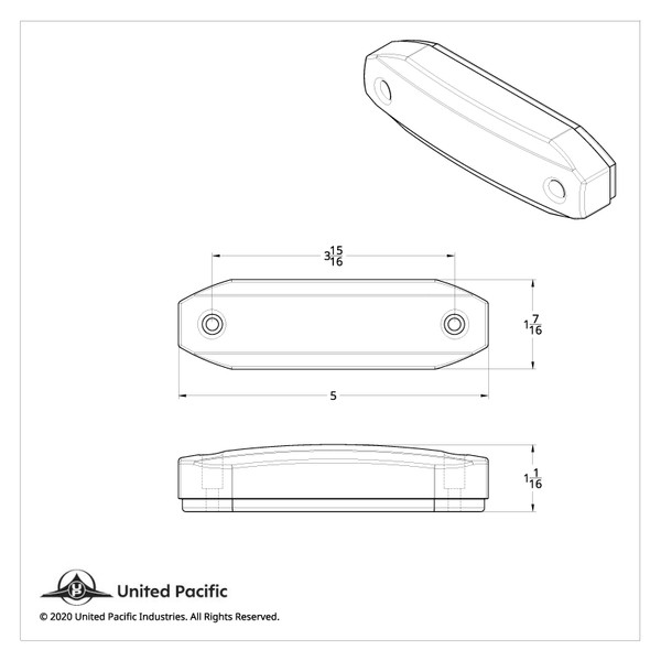 6 Red LED Light (Clearance/Marker) With 6 Amber LED Side Ditch Light