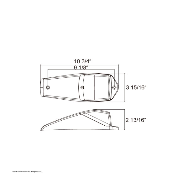 36 LED Grakon 5000 Style Cab Light Kit - Amber LED/Clear Lens