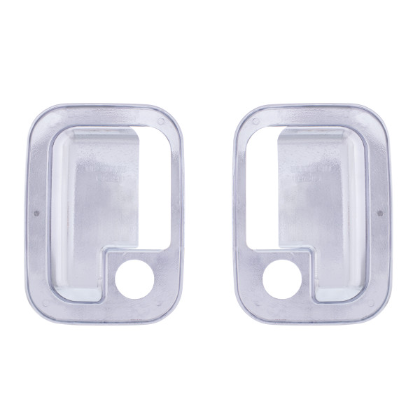 Chrome Door Handle Trim Cover Set for Peterbilt & Kenworth (2005+)- Pair (Driver & Passenger)