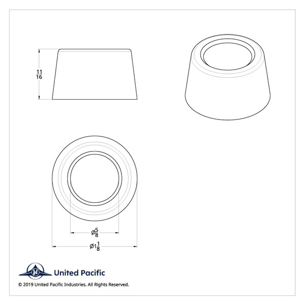 Kenworth/Peterbilt Round Turn Signal Light Cover