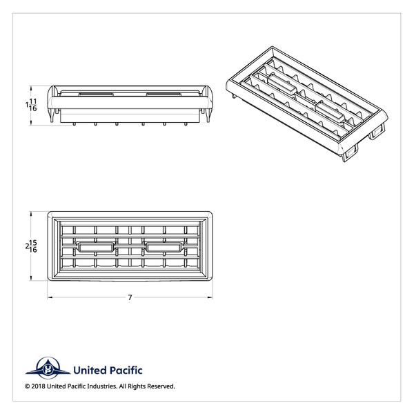 Sleeper A/C Vent For Kenworth