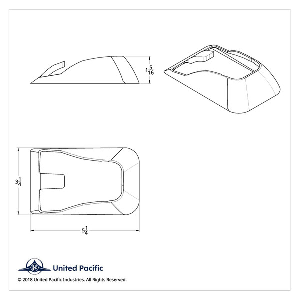 Chrome LED Side Marker Light Bezel For Volvo VN/VNL