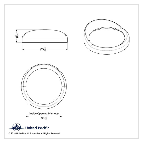 Speed/Tachometer Gauge Bezel With Visor For 2007 and older International