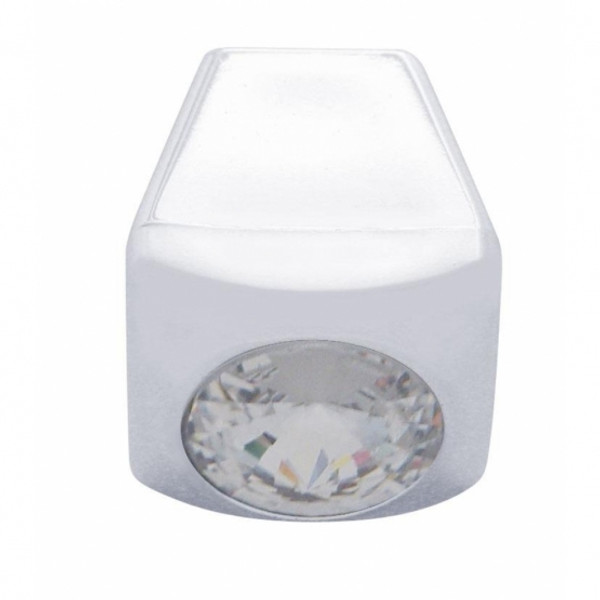 A/C Slider Control Knob With Clear Crystal For Freightliner (Card of 3)