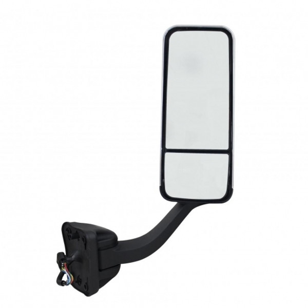 Chrome Mirror Assembly With Heated Mirror For 2008-2017 Freightliner Cascadia - Passenger